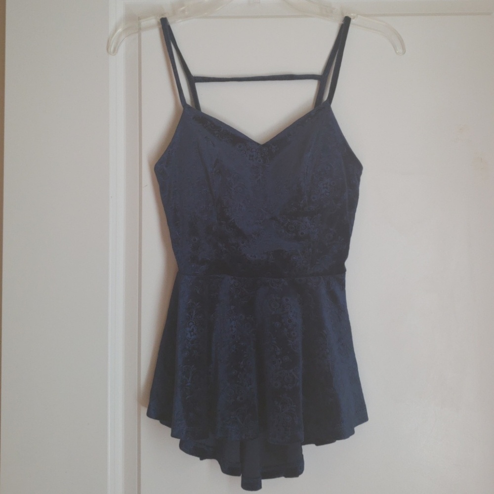 Beautiful Blue Evening Top